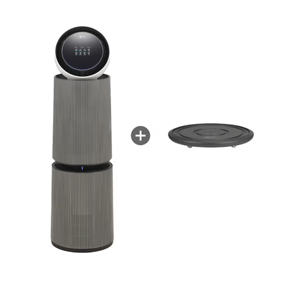 LG 퓨리케어 오브제컬렉션 AI+ 360° 공기청정기 35평형 카밍 베이지 (AS356NSMAM) 6개월 방문관리 (프리미엄케어)