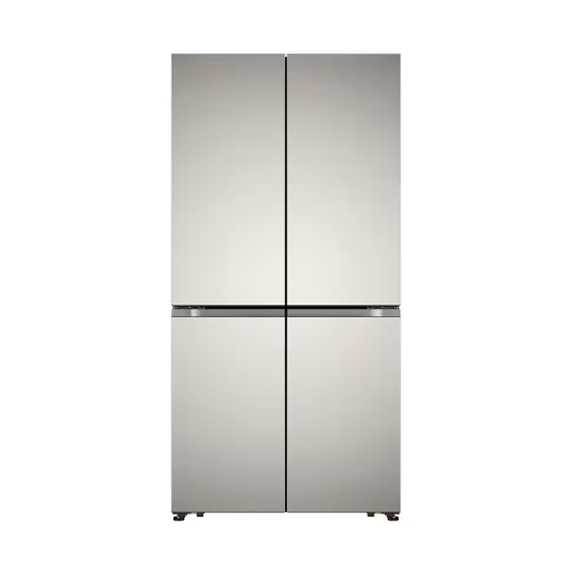 LG 디오스 AI 냉장고 오브제컬렉션 STEM 베이직 퓨어프레시 냉장고 635L 럭키실버(스테인리스) (G646SLL091) 방문관리 (라이트 케어)