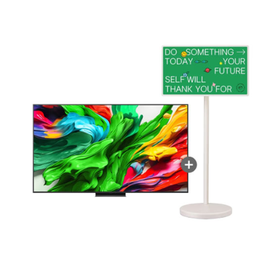 LG QNED TV 스탠드 86인치 + 스탠바이미2 86QNED86ASP