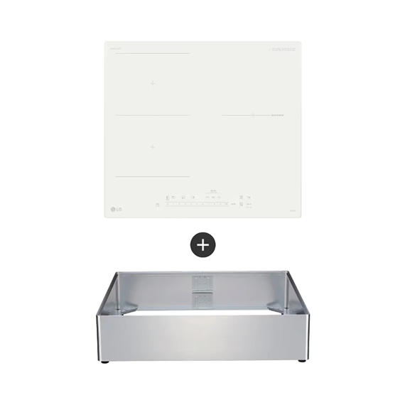 LG 전기레인지 오브제 인덕션 모노라인 스탠딩 케이스결합 15cm (BEF3ABWLEA) 6개월 방문관리