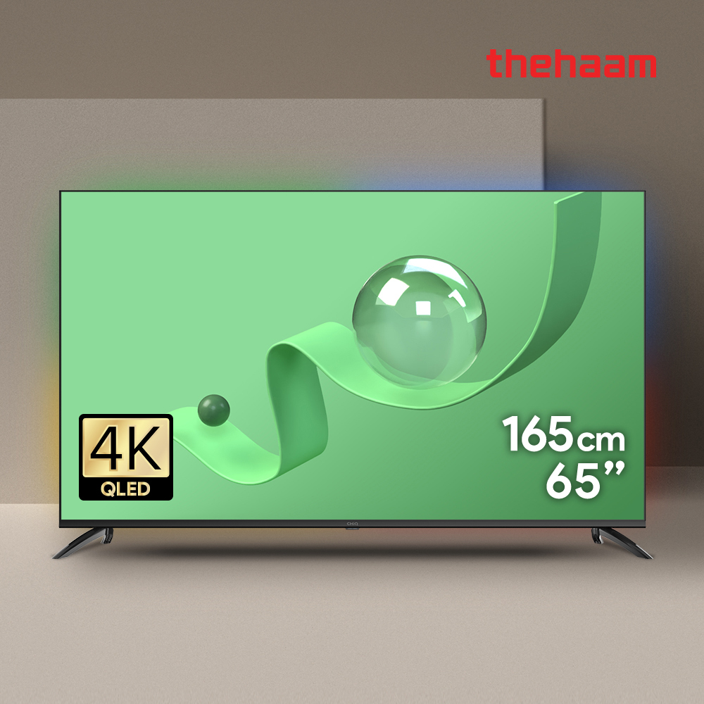 더함 스마트 구글 5.0 OS 안드로이드 14 QLED 65인치