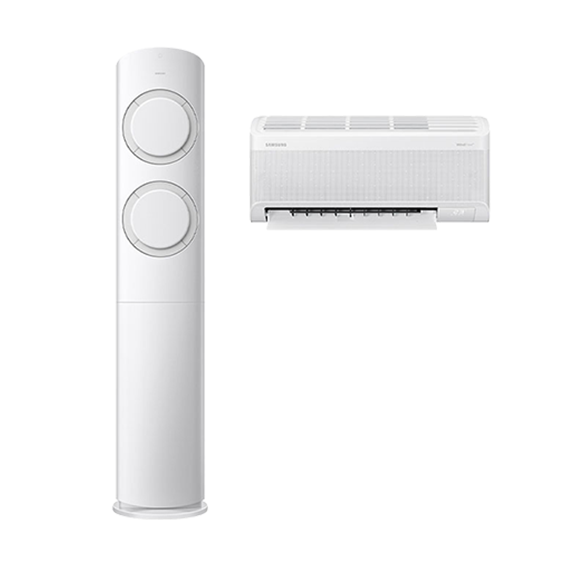 삼성 Q9000 (홈멀티 일반) 19평형 + 6평형 화이트 그레이 (바람문) (AF60F19D11GRS)