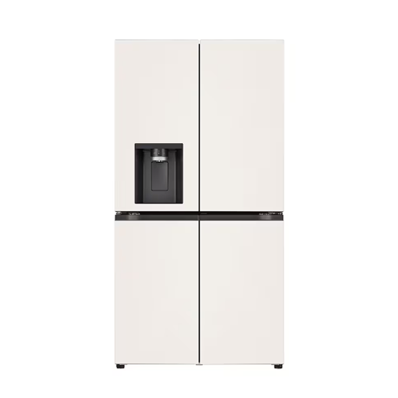 LG 디오스 오브제컬렉션 얼음정수기냉장고 상냉장 염가형 (메탈) 베이지 (J824MEE112) 방문관리