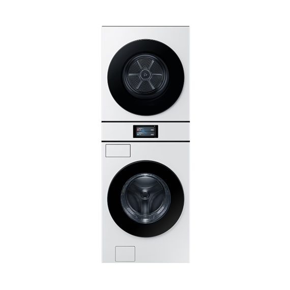 삼성 세탁기 건조기 비스포크 AI 원바디 세탁기 (25kg) + 건조기 (22kg) 1등급 화이트 (WH90F2522GBHW)