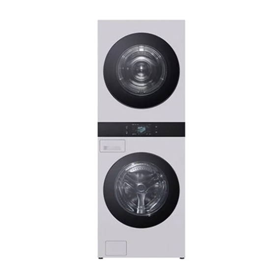 LG 세탁기+건조기 트롬 AI 워시타워 25KG 네이처크림그레이 (WA2525MMZF)